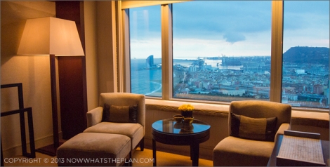 Hotel Arts Barcelona: Seaside views from the Executive Suite